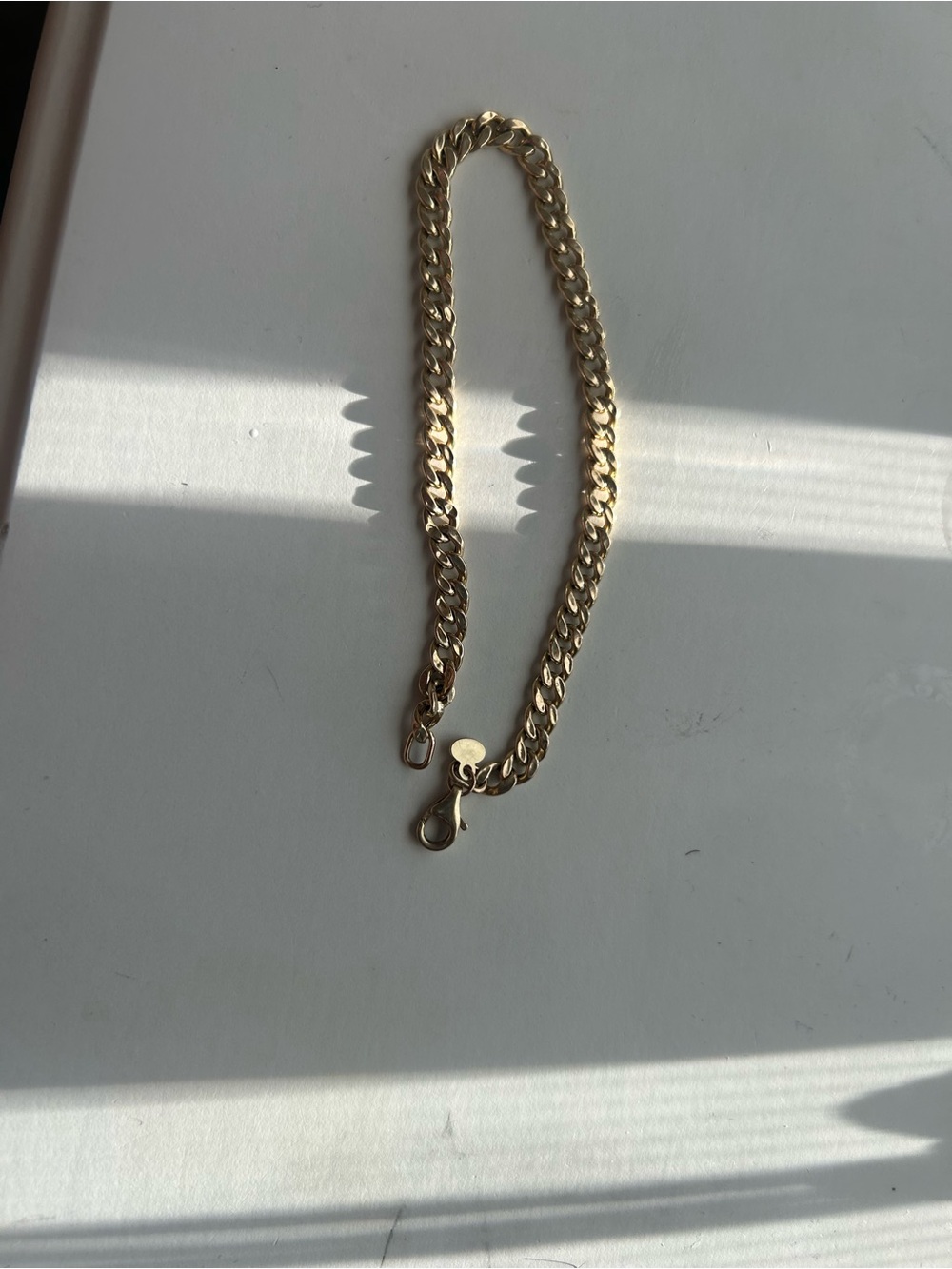 Gold Chain Link Bracelet - Unbranded